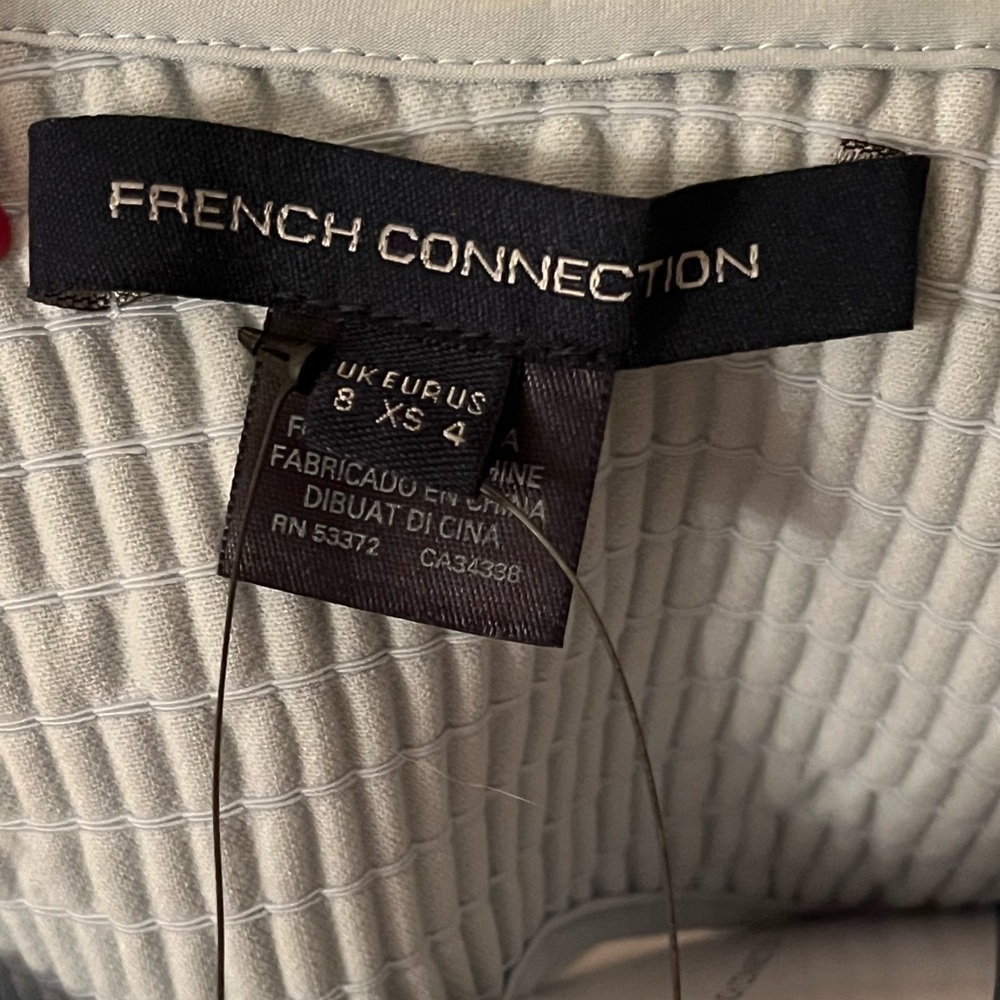 FRENCH CONNECTION BERINA PUFF SLEEVE DRESS - Picture 6 of 6